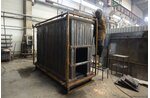 Котел 1.28 МВт на дровах - изготовление